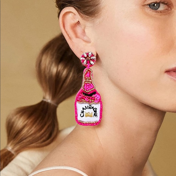 Champagne earrings - Picture 1 of 6